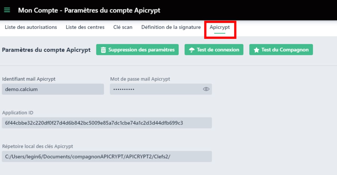 Cryptage et confidentialité d'Apicrypt